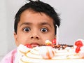 Free Asian Boy With Birthday Cake Royalty Free Stock Photo - 6288105