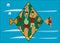 Free Decorative Fish With Family Royalty Free Stock Image - 6286806