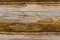 Free Closeup Of An Old Wooden Wall Made Of Logs Royalty Free Stock Photography - 6291497