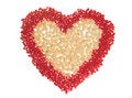 Free Red And White Candy Heart Royalty Free Stock Photos - 636178