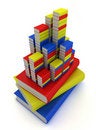 Free Book Towers Royalty Free Stock Image - 6301306