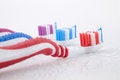 Free Three Vibrant Toothbrushes Stock Images - 6308414