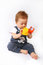 Free Little Boy Plays Stock Photo - 6310310
