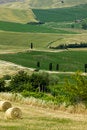 Free TUSCANY Countryside With Farms And Hay-ball Stock Photography - 6321362