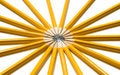 Free Vibrant Ring Of Yellow Pencils Royalty Free Stock Photo - 6328845