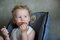 Free Baby Eat Chocolate Stock Photos - 6321993
