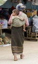 Free Asia, Old Woman With Grandchild Stock Photo - 6333420