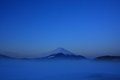 Free Predawn Mt. Fuji Over Freeze Up Lake Yamanaka Stock Images - 6335274