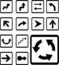 Free Set Icons - 4B. Arrows Stock Photos - 6339823