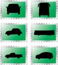 Free Set Stamps1 - 19. Cars Royalty Free Stock Photo - 6340215