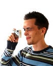Free The Young Man With Camera Stock Image - 6340841