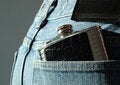 Free Hipflask In Jean Pocket Royalty Free Stock Photo - 6348725
