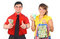Free Young Man And Woman Holding Money Stock Photos - 6344253