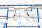 Free Blueprint For A House And Eyeglasses Royalty Free Stock Photography - 6351587