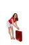 Free Pretty Girl In Mini Skirt With Shopping Bag Royalty Free Stock Photos - 6354628