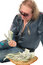 Free Man In Sunglasses With Dollars In Hat Stock Photo - 6372370