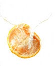 Free Orange Splash Royalty Free Stock Photography - 6385737
