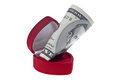 Free Ring Box And Money Royalty Free Stock Image - 6391296