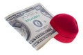 Free Ring Box And Money Royalty Free Stock Images - 6391569