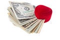 Free Ring Box And Money Stock Images - 6391694