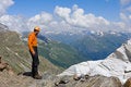 Free Tourist  Look To The Precipice Royalty Free Stock Photo - 6402505