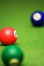 Free Pool Balls On Pool Table Stock Images - 6403314