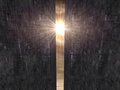 Free Alien Sun Rays And Futuristic Buildings Royalty Free Stock Image - 6404406