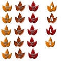Free Fall Leaves With Percentages Off Stock Photos - 6407393