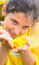 Free Beauty Teen Girl With Sunflower Petal Stock Photo - 6403350