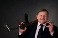 Free Men With Gun Royalty Free Stock Photography - 6422597