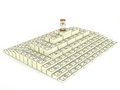 Free Currency Pyramid Built Time Stock Photo - 6423910