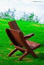 Free Beach Chairs On A Clean, Sunny Beach. Royalty Free Stock Image - 6429416