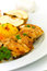 Free Roasted Chicken With Apple And Fried Potatoes Stock Photography - 6429312