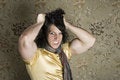 Free Frustrated Muscular Young Man Stock Photo - 6439670