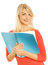 Free Teenage Girl With Notebooks Royalty Free Stock Photo - 6435745