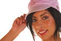 Free Attractive Latino Woman Tipping Her Hat Royalty Free Stock Photos - 6452258