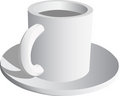 Free Cup Mith Sauser Stock Image - 6465621