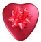 Free Red Heart With Bow Stock Image - 6466271