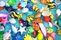 Free The Colorful Plastic Toy Sea Animals Royalty Free Stock Photo - 6470575