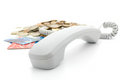 Free Get Rich Using Telephone Royalty Free Stock Photo - 6479145