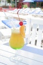 Free Beverage At Pool Stock Photography - 6486812