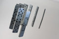 Free Steel Dominoes In A Row Royalty Free Stock Photo - 6489395