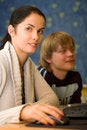 Free Two Students Are Doing Homework Stock Photo - 6490990
