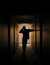 Free Businessman Silhouette Stock Photos - 655173