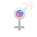 Free Female _ Male Symbol Royalty Free Stock Photo - 655785