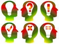 Free Head Icon Concept Royalty Free Stock Image - 656956