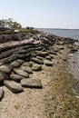 Free Shore Defence Being Re-laid Royalty Free Stock Image - 659746