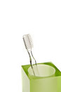 Free Toothbrushes In Glass Stock Image - 6516521