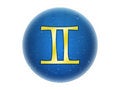 Free Gemini - Zodiac Golden Sign Royalty Free Stock Photos - 6521228