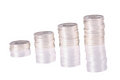 Free Stack Of Pure Silver Coins Royalty Free Stock Images - 6525589